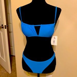 Gianni Bini new with tags bright blue swimsuit size small